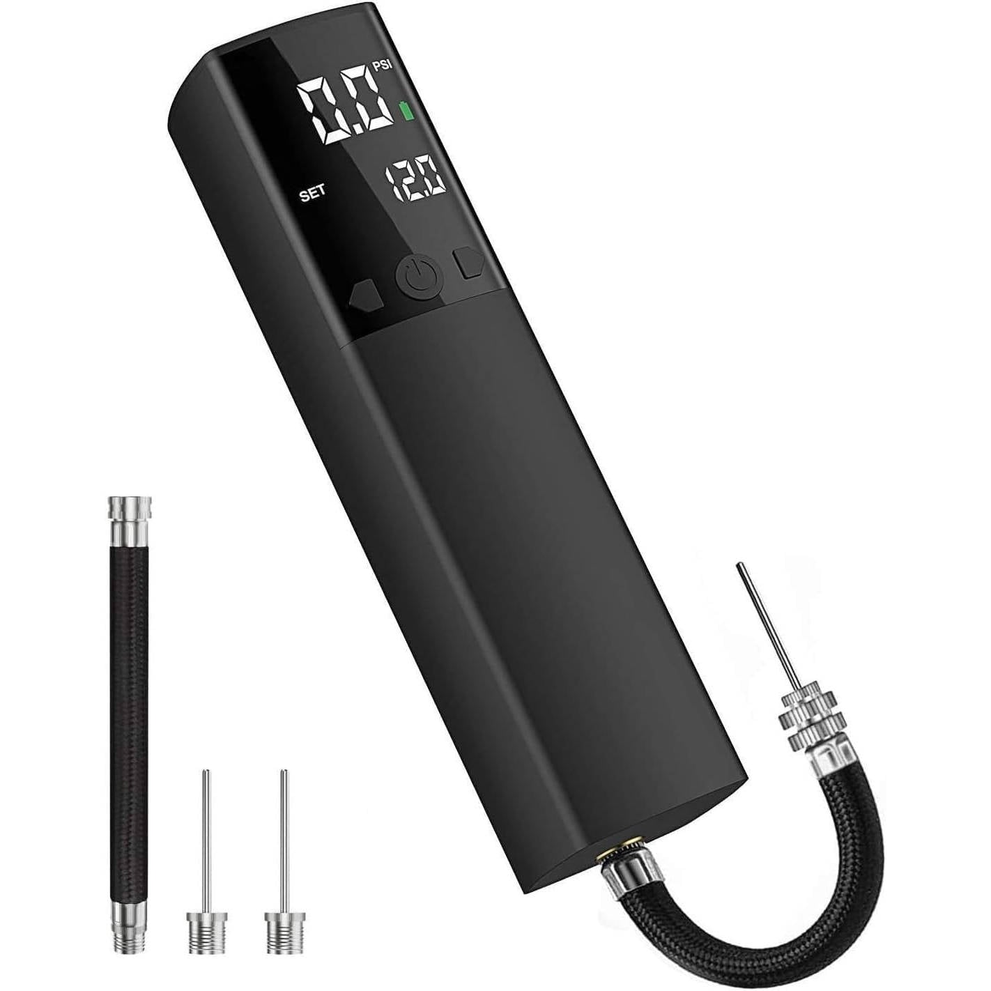 ProInflate Smart Ball Pump – 15 PSI Rechargeable Inflator with LCD Display