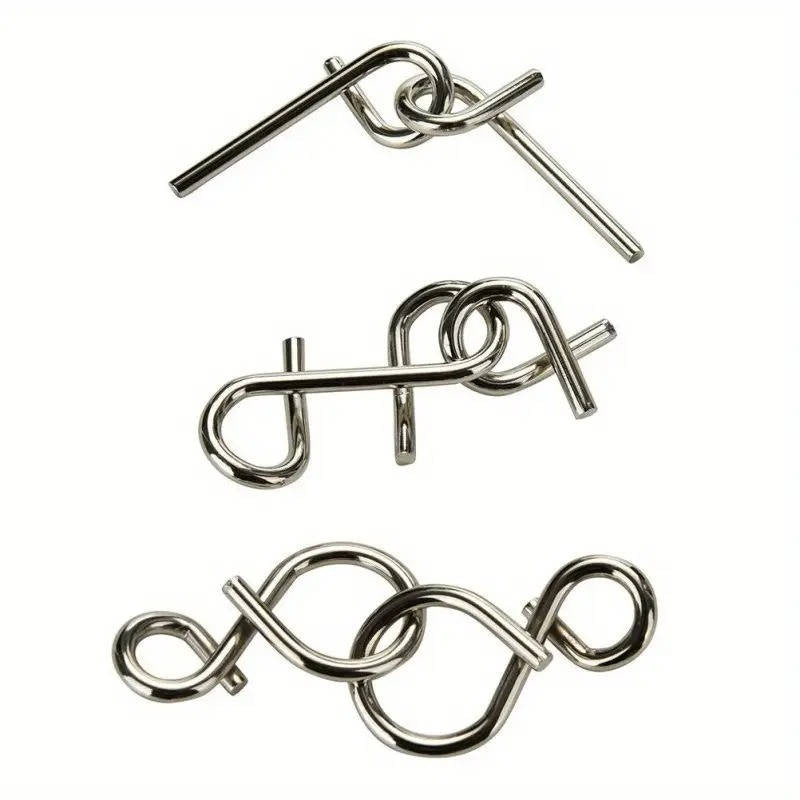 Mind Bender Metal Brain Teasers Set