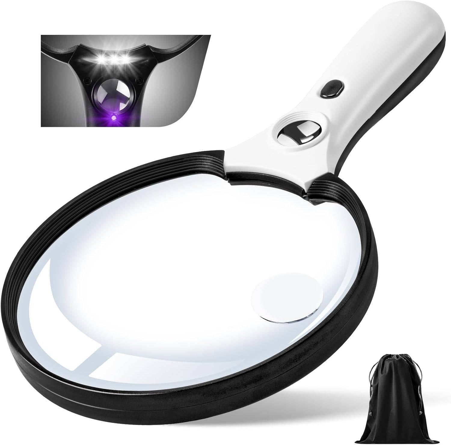 Illuminated Magnifier for Effortless Reading