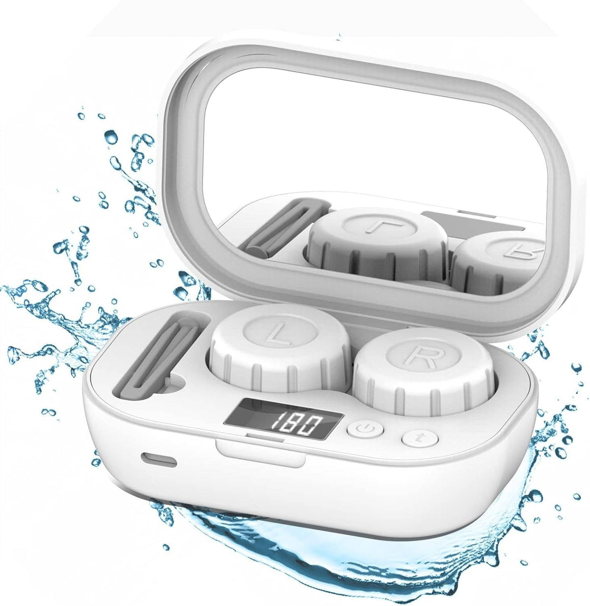 Refined LensCare Ultrasonic Cleaner – Rechargeable with Smart Timers