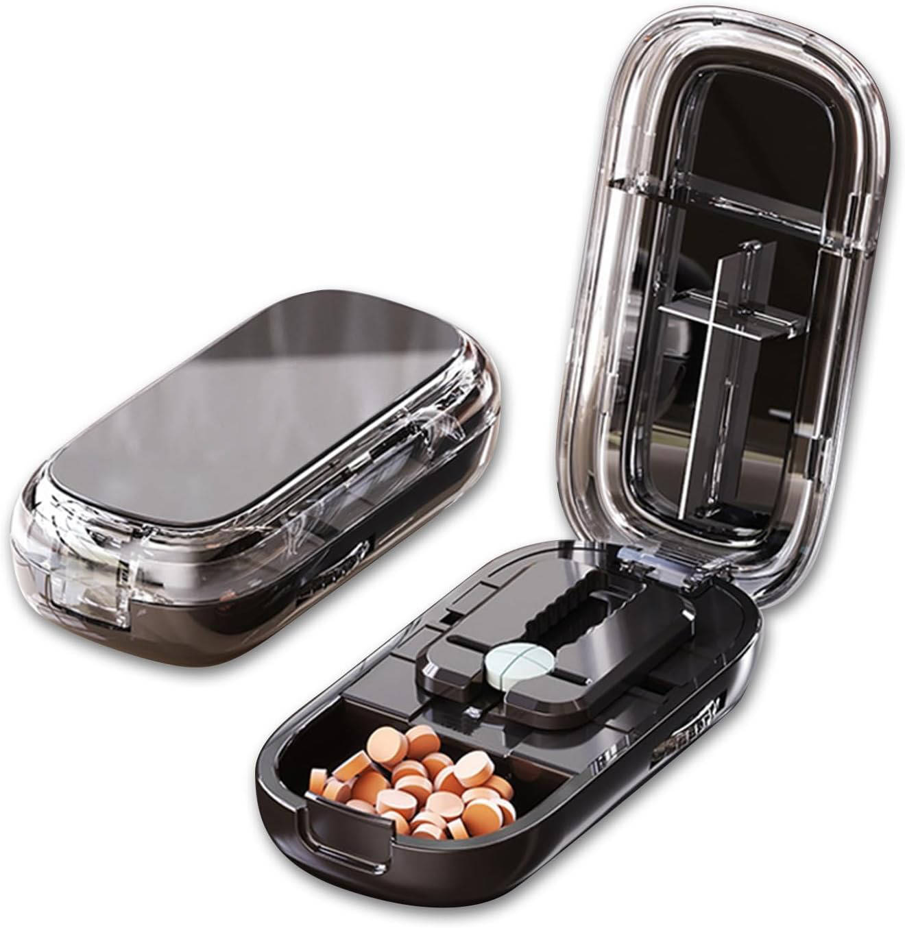 Smart Pill Splitter with Built-In Storage