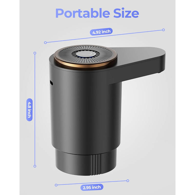 HydraFlow Electric Water Dispenser – Rechargeable Dual-Motor Pump