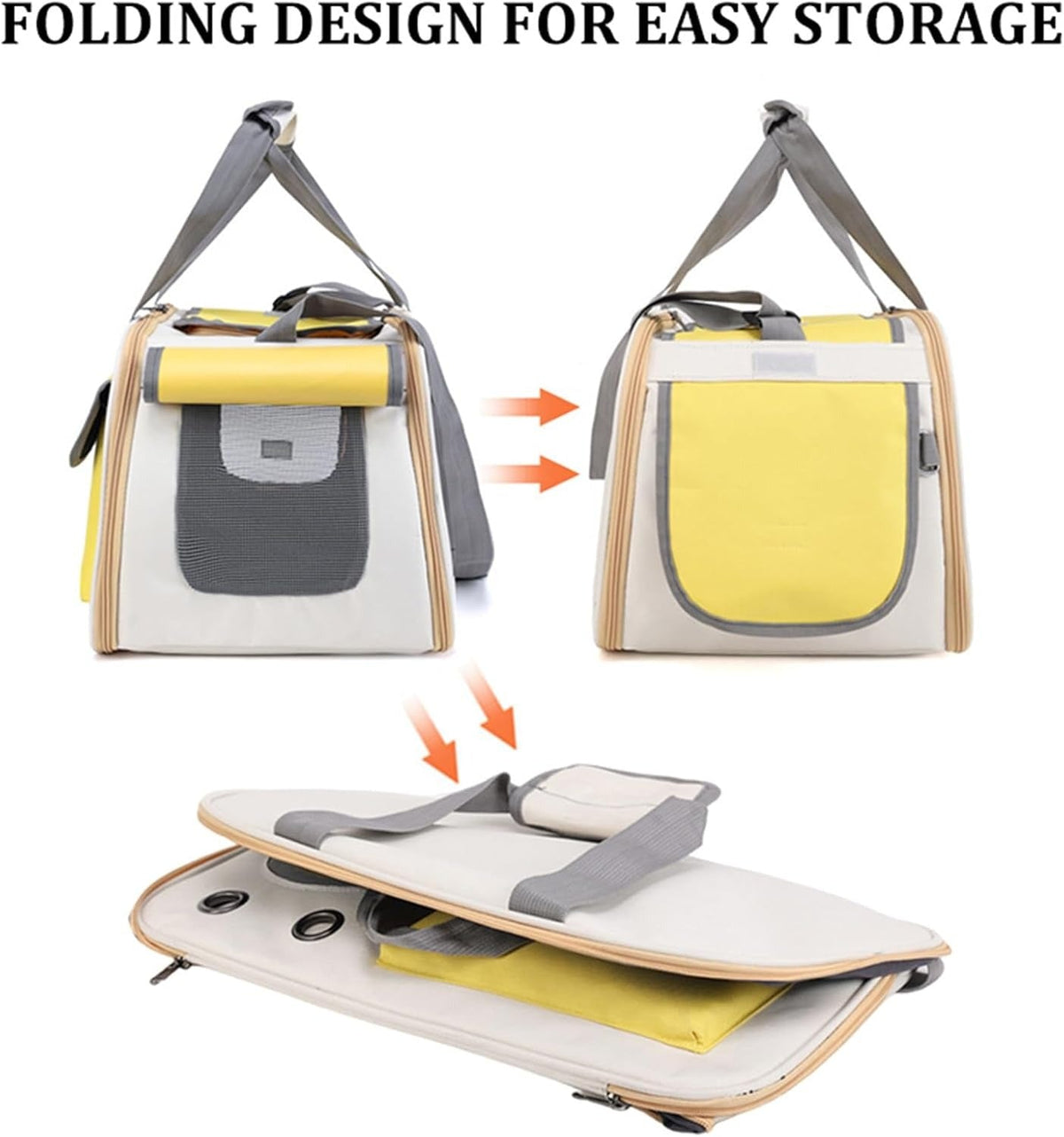 Comfortable Pet Travel Carrier for Cats and Small Dogs