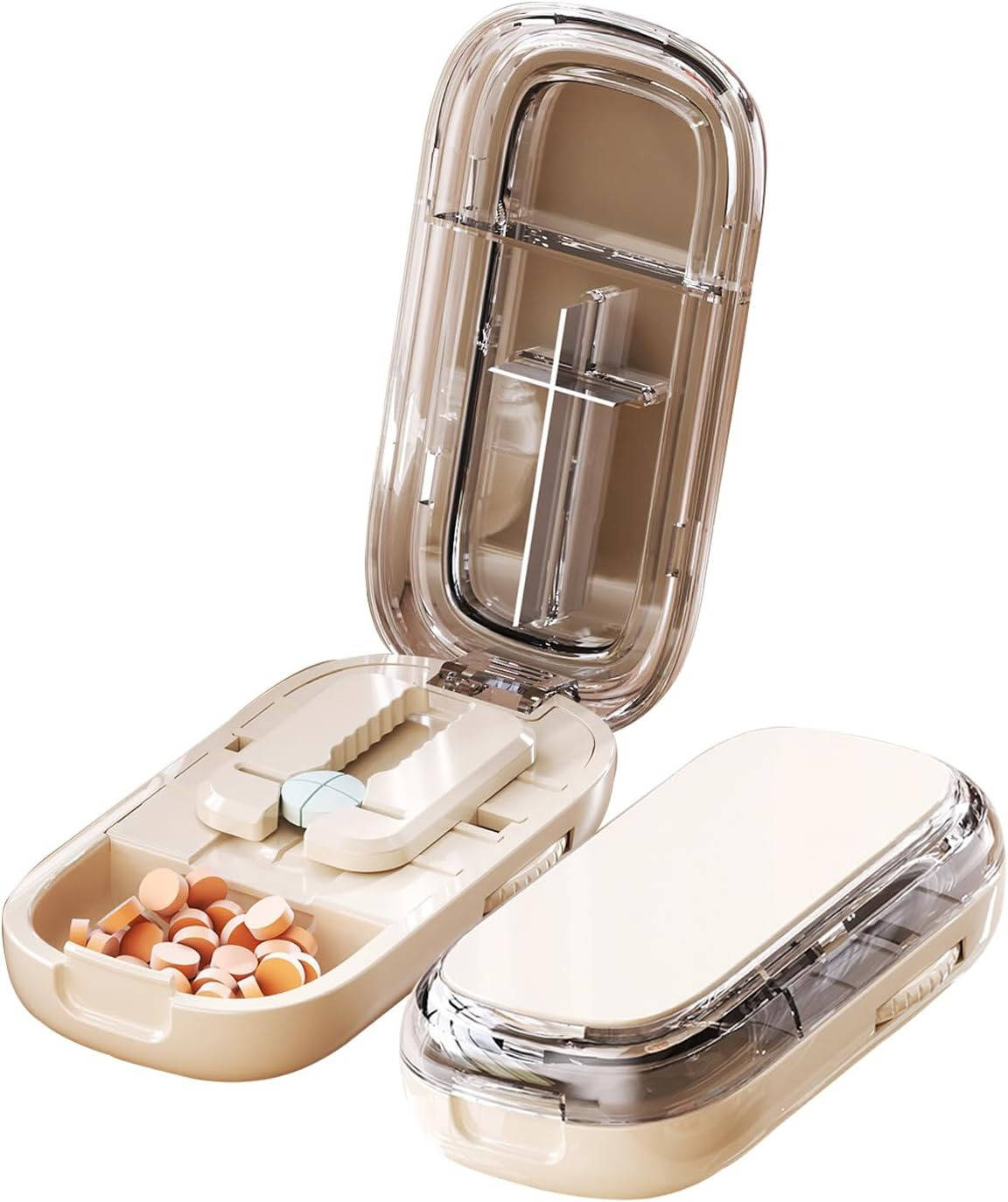 Smart Pill Splitter with Built-In Storage