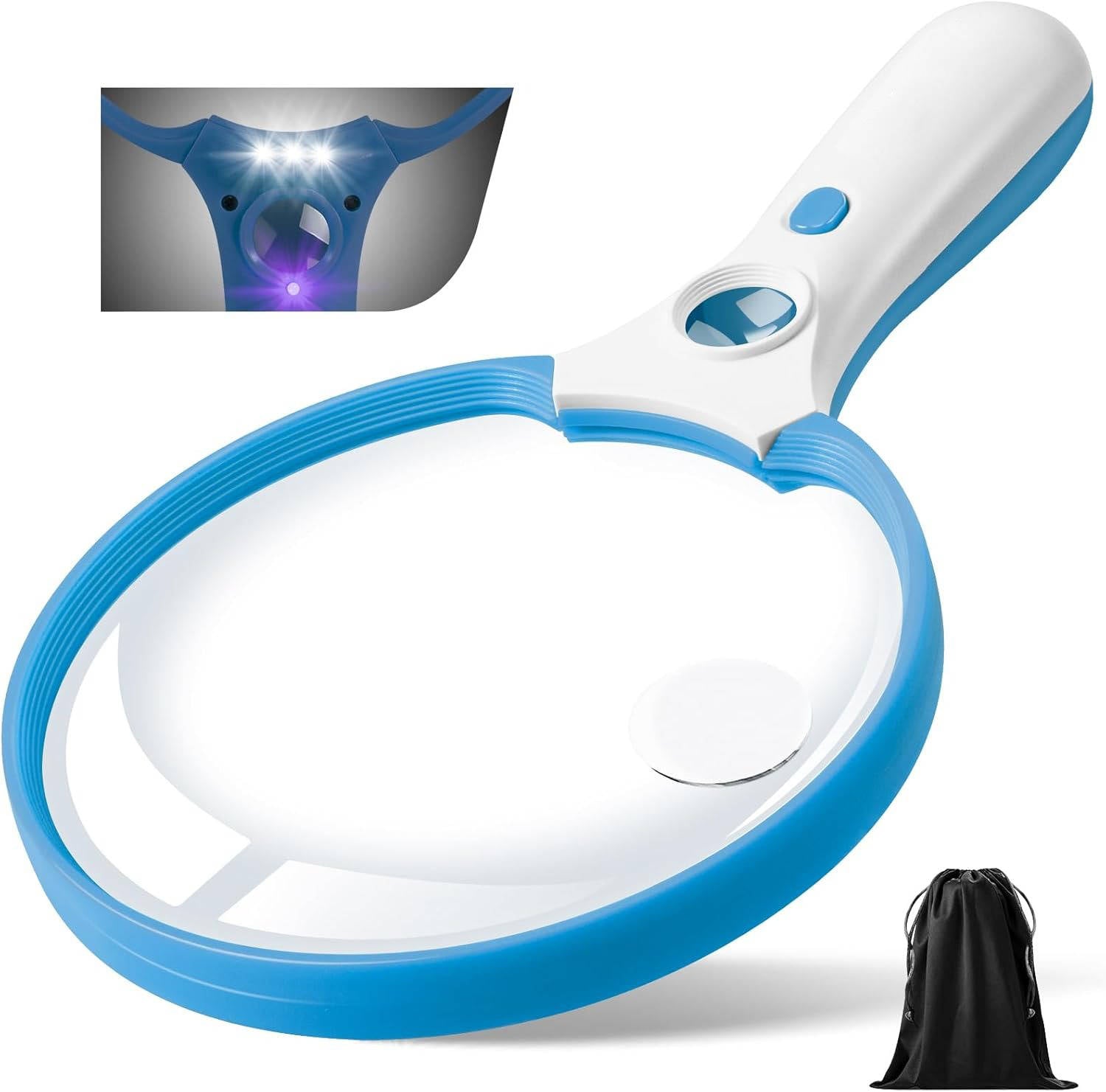 Illuminated Magnifier for Effortless Reading