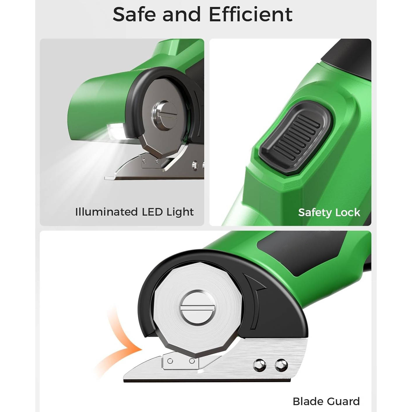 PowerCut Pro Cordless Electric Scissors – 320 RPM Rechargeable Tool