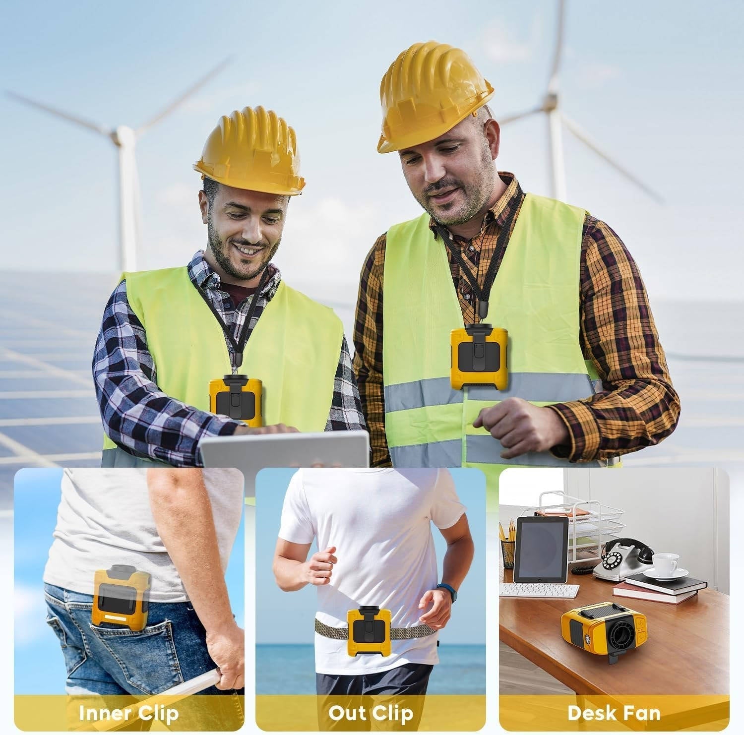 Compact Personal Cooling Device with Integrated Charging