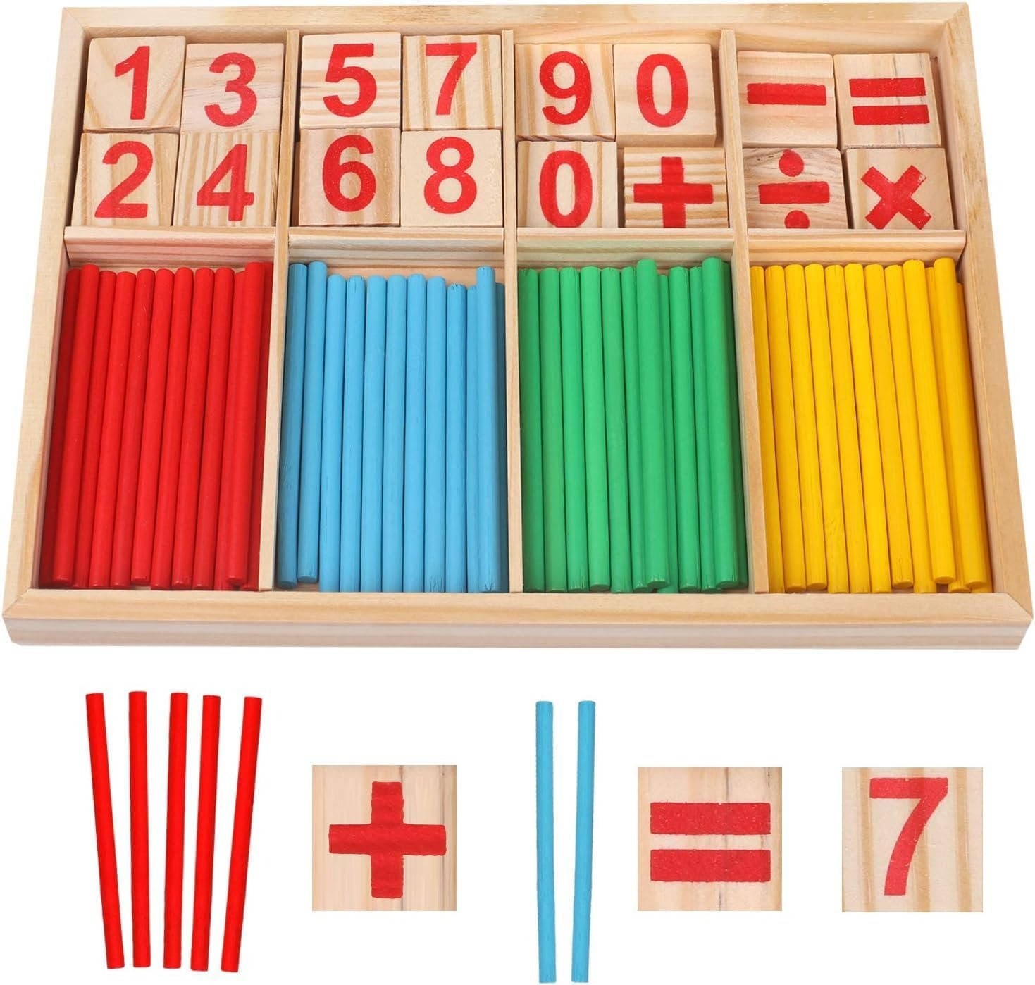 Interactive Counting Blocks and Sticks Set