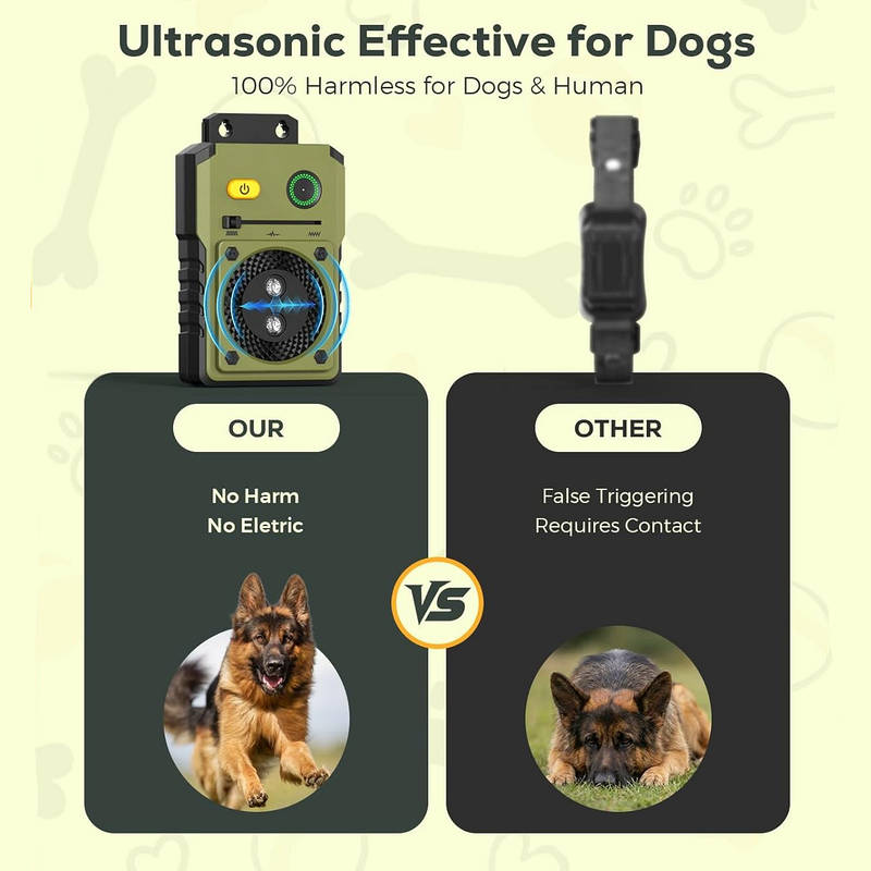 BarkAway Ultrasonic Dog Training Device – 50FT Range, 3 Modes