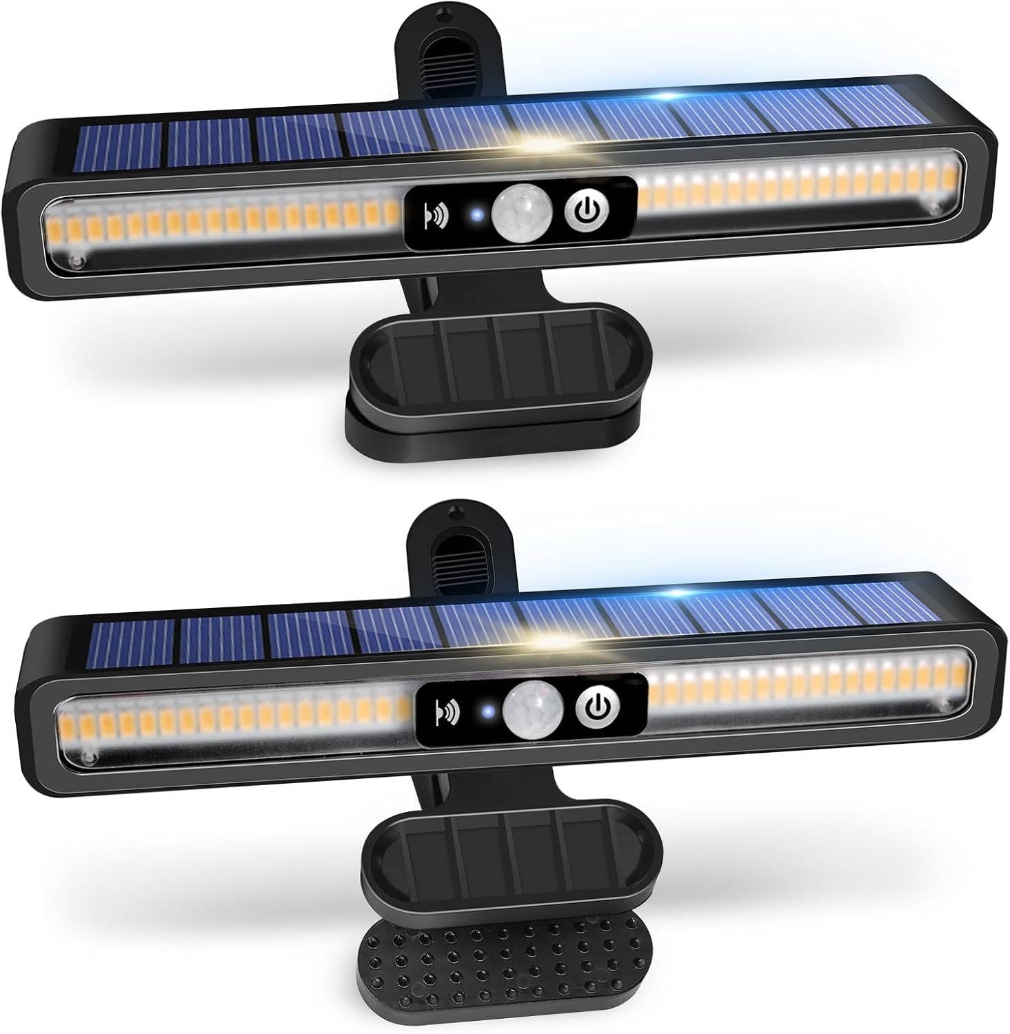 Set of 2 Solar-Powered Outdoor Security Lights