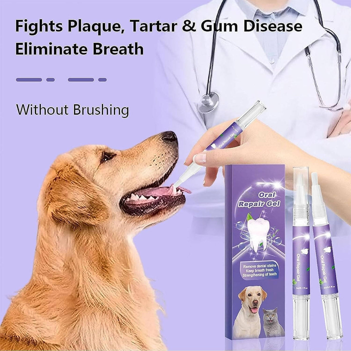 Triple Pack Canine Dental Care Gel