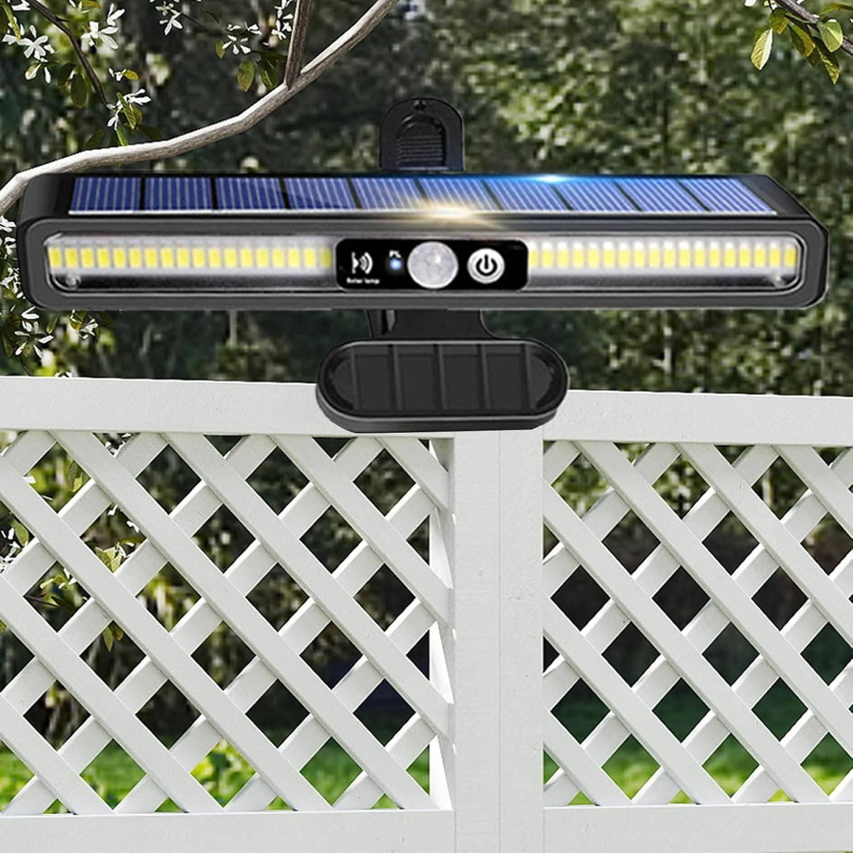 Set of 2 Solar-Powered Outdoor Security Lights