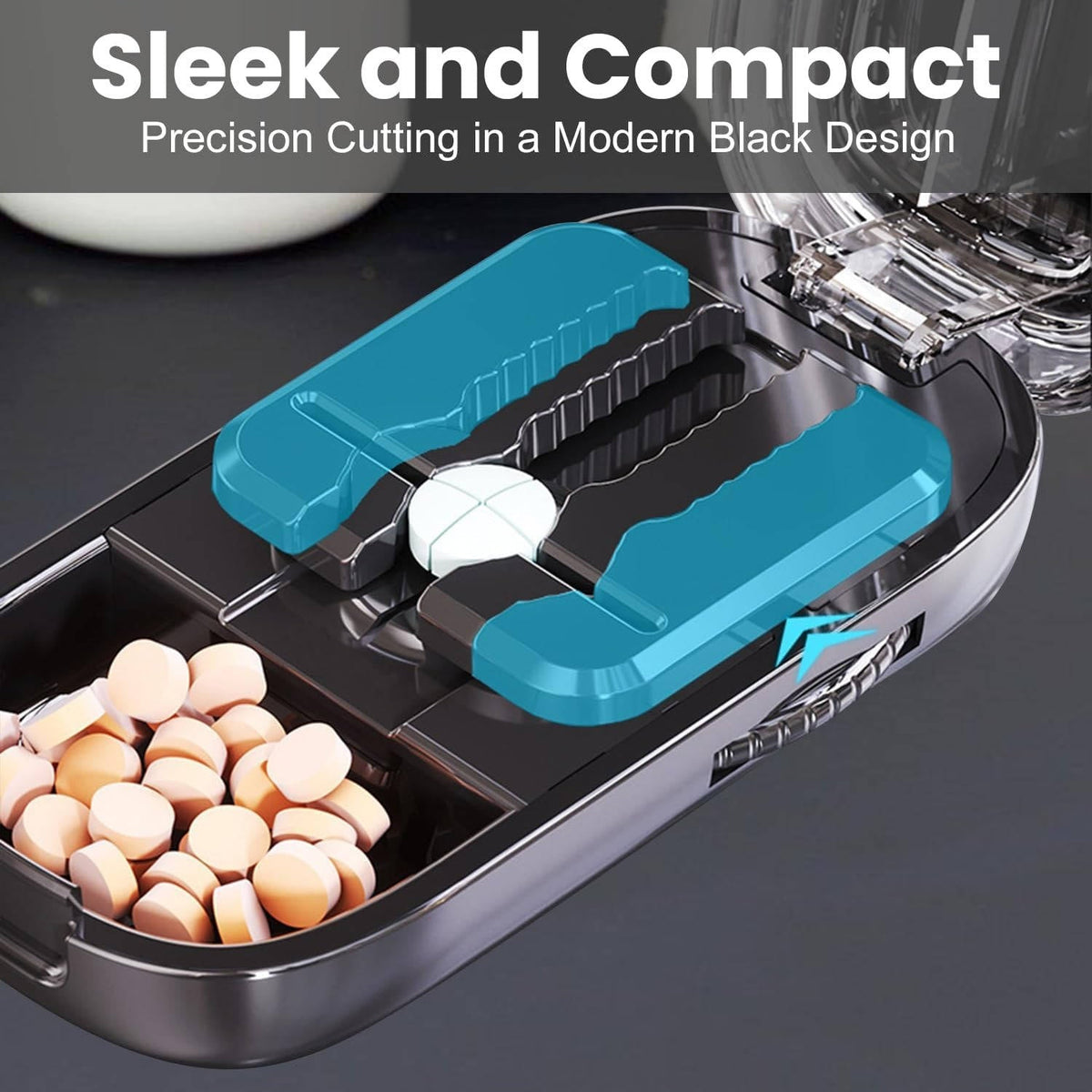 Smart Pill Splitter with Built-In Storage