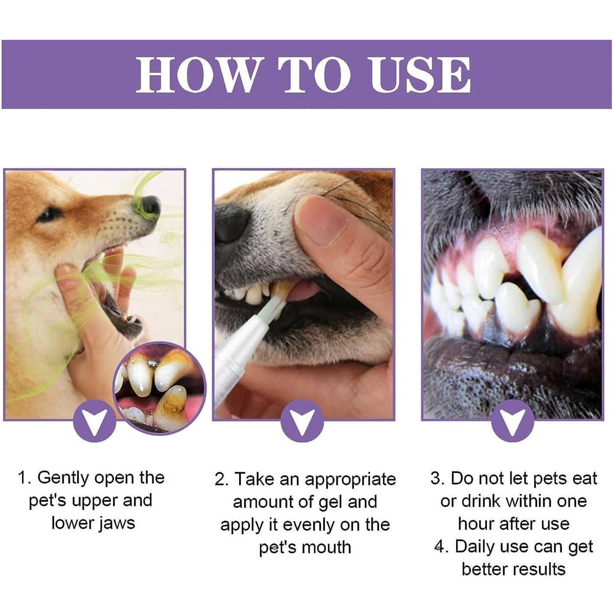 Triple Pack Canine Dental Care Gel