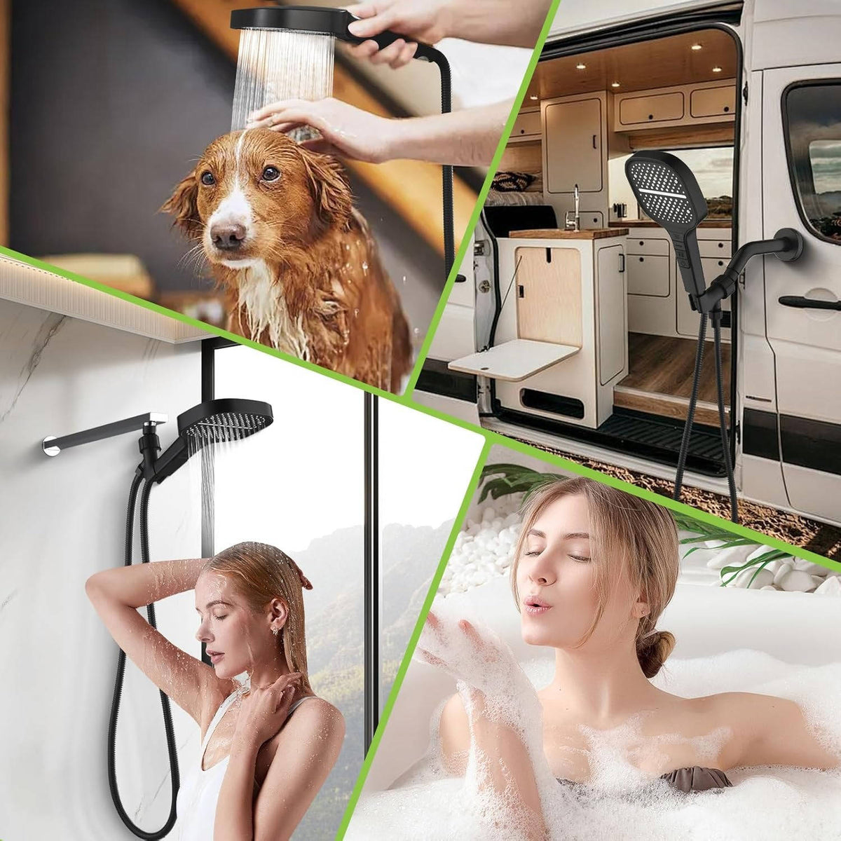 Revitalizing Power Shower Head for Ultimate Relaxation