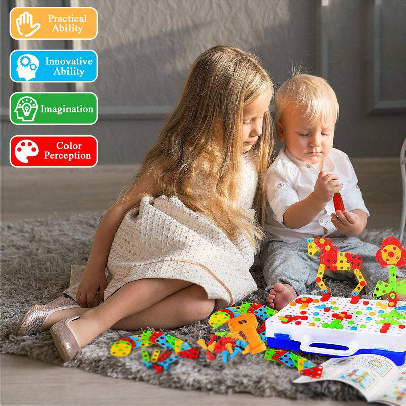 Creative Construction Set for Kids - 237 Pieces