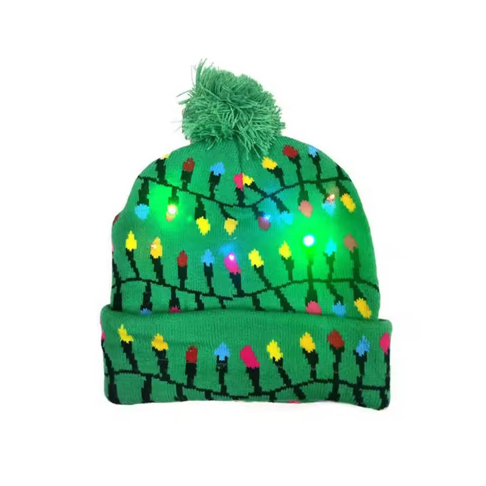 Festive Glow Beanie for Holiday Cheer