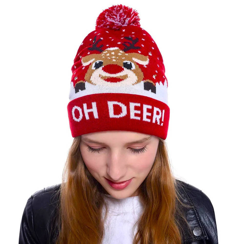 Festive Glow Beanie for Holiday Cheer