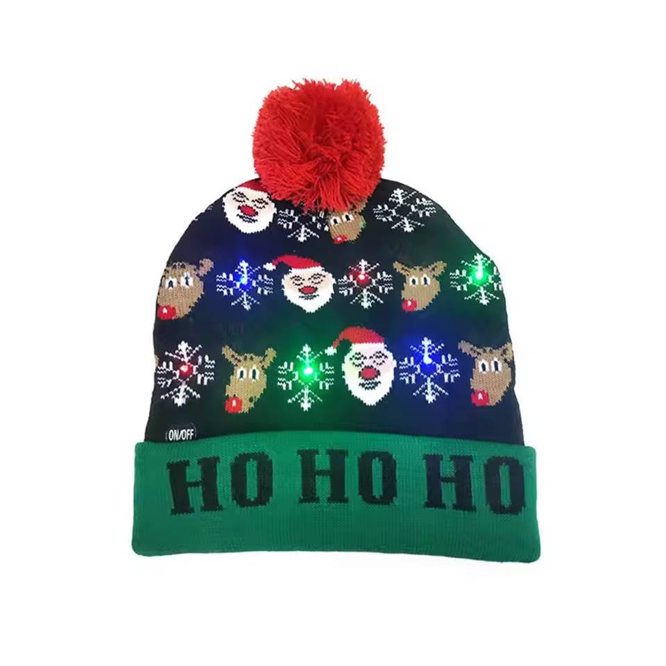 Festive Glow Beanie for Holiday Cheer