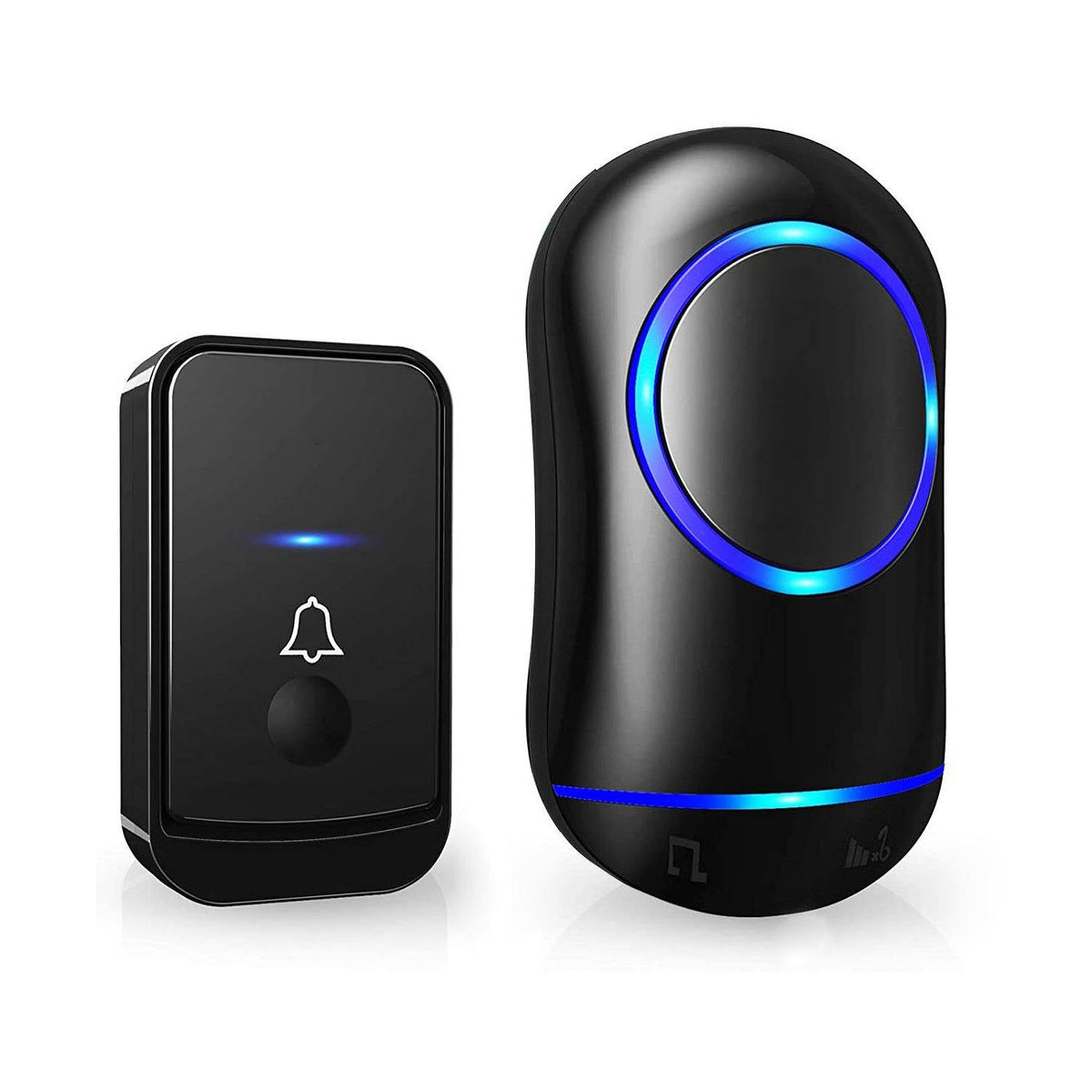 SmartAlert Wireless Door Chime System – 1000 Ft Range, 45 Tones