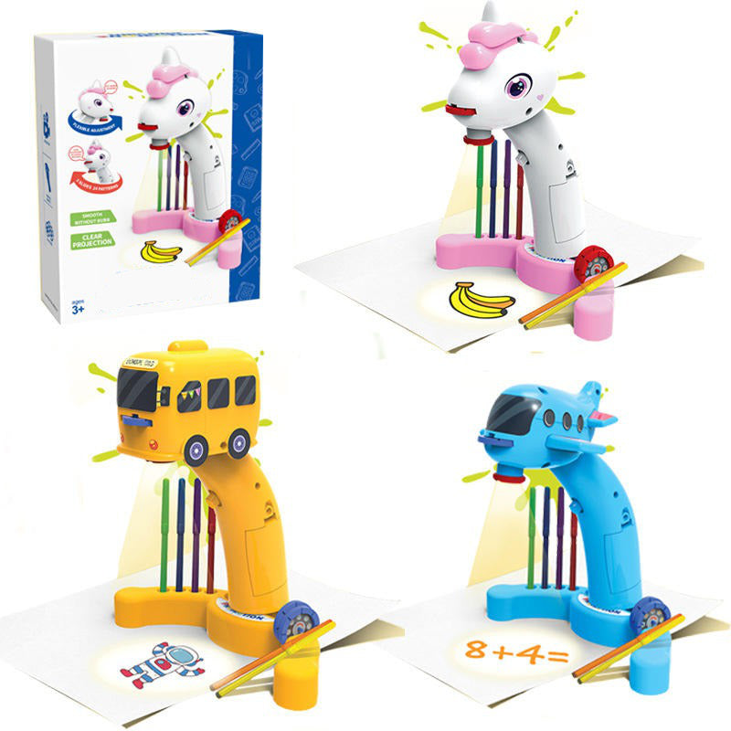 Magical Unicorn Art Projector for Kids – 24 Patterns & 3 Modes