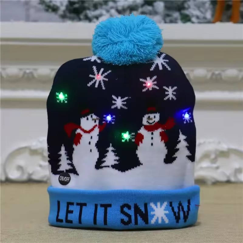 Festive Glow Beanie for Holiday Cheer