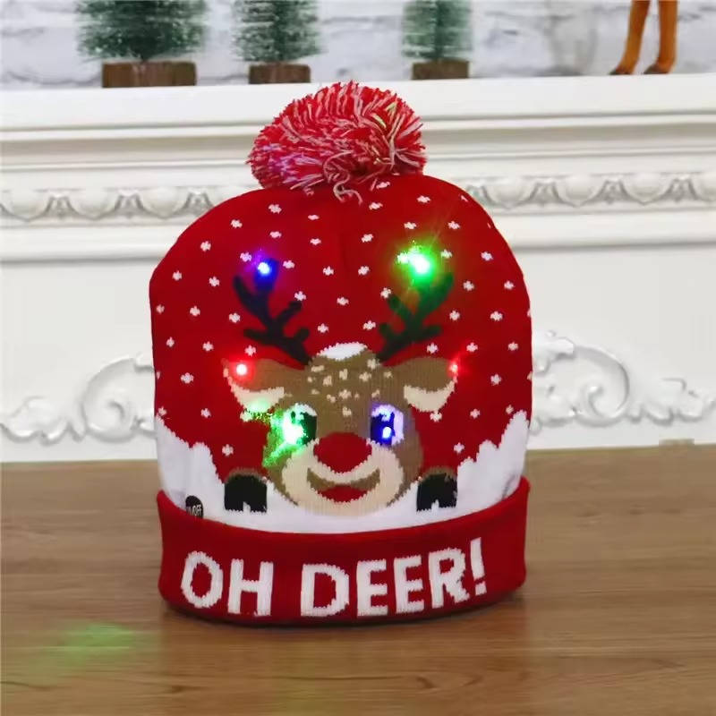 Festive Glow Beanie for Holiday Cheer