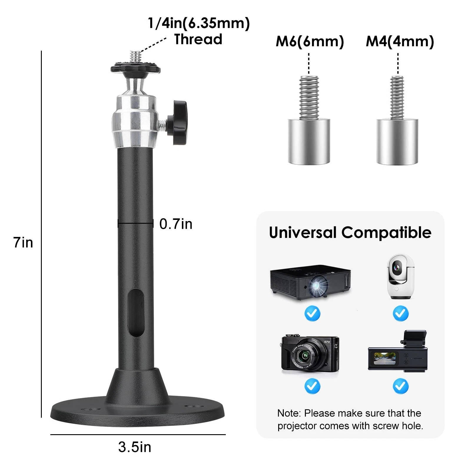 Versatile Projector Mounting Solution for Any Space