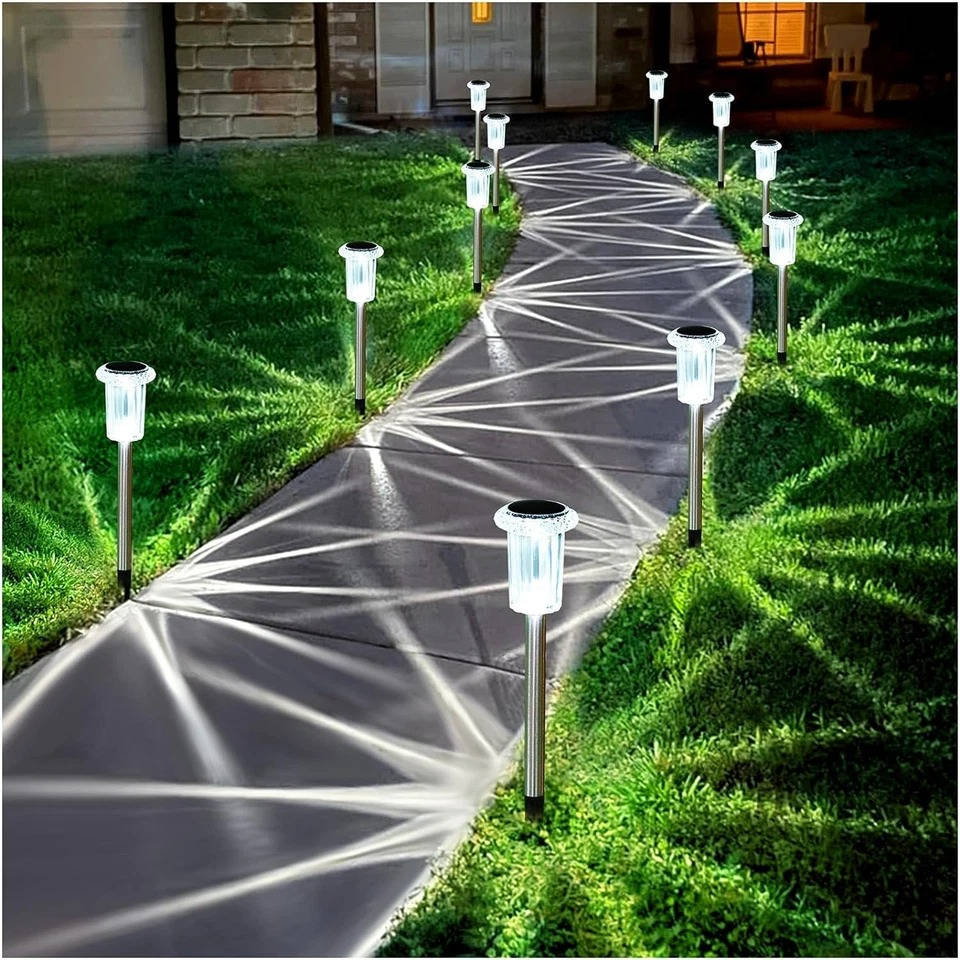Starlit Solar Garden Lights 10-Pack – Automatic Pathway Illumination