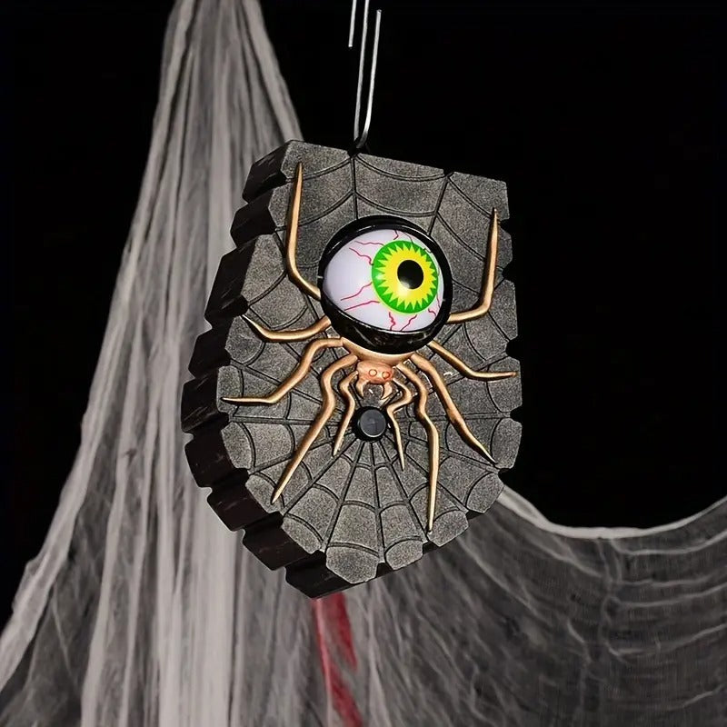 Spooky Spider Doorbell: Wireless Halloween Decor