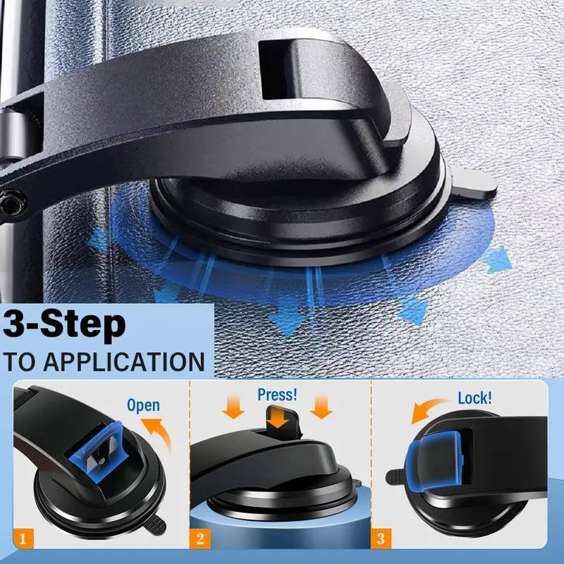 DriveSmart Tablet Mount – 360° Swivel Car Holder with Adjustable Arm