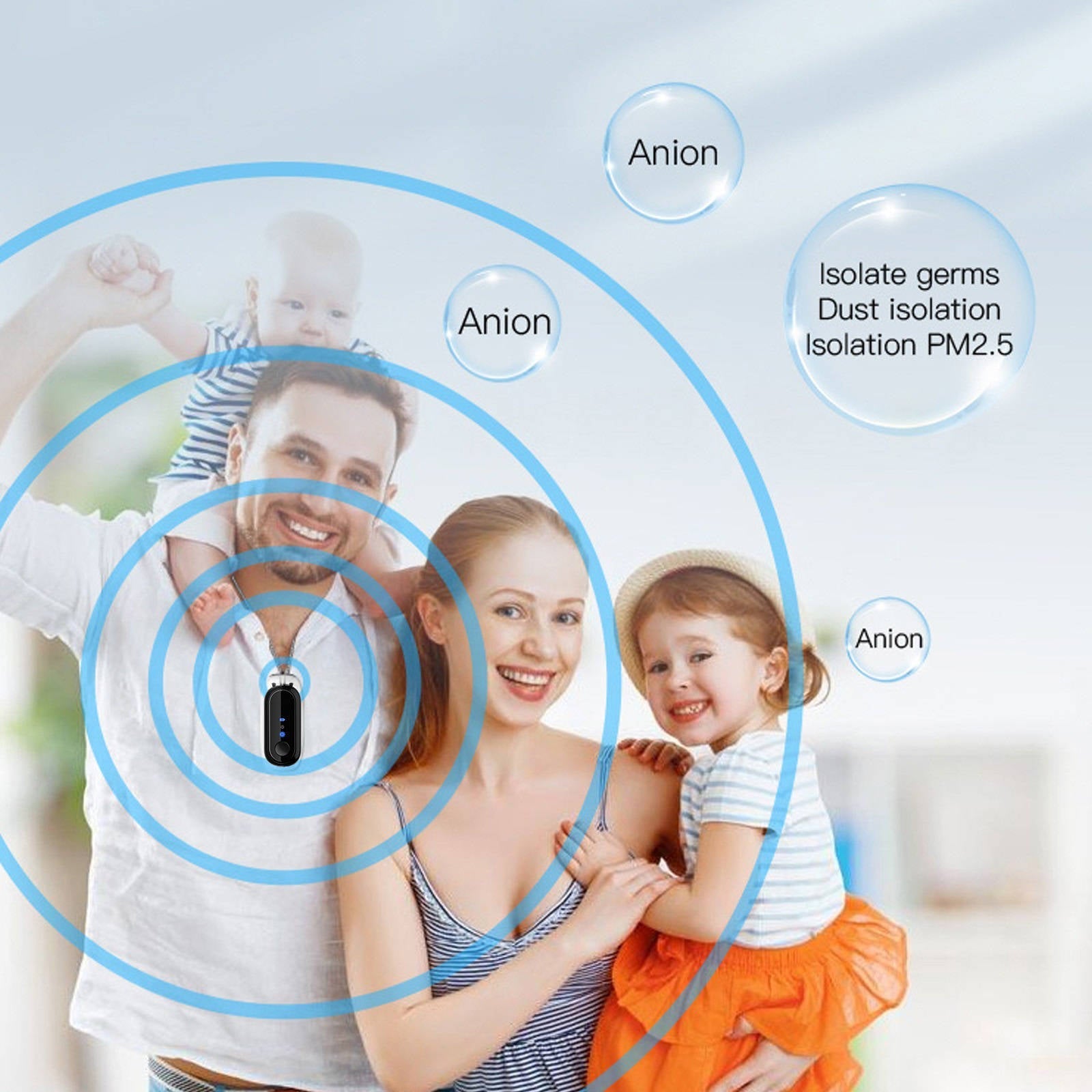 Neck-Mounted Air Freshener Device