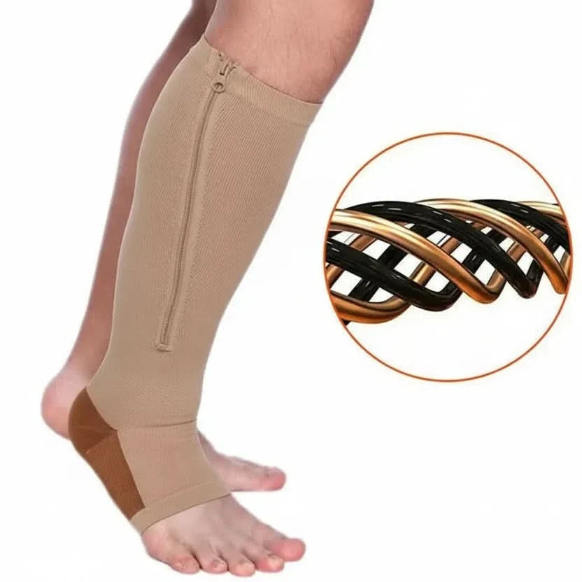 EZFit – Zippered Compression Support Socks for Comfort