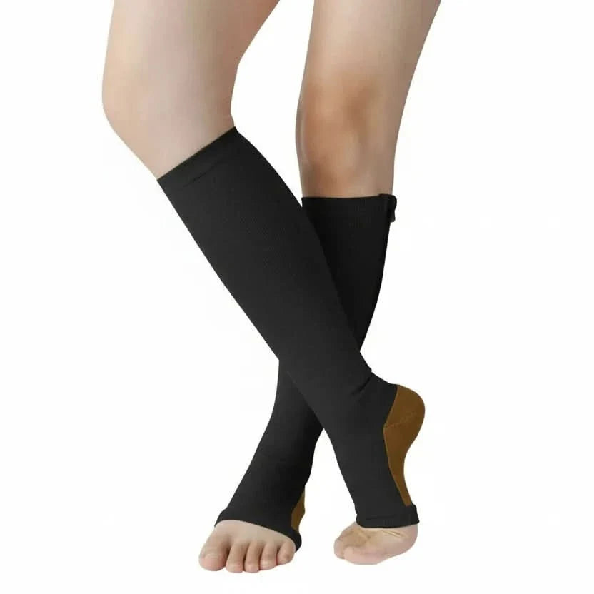 EZFit – Zippered Compression Support Socks for Comfort