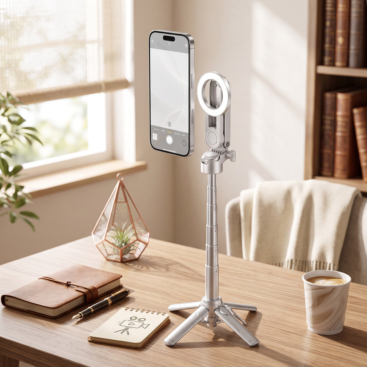 MagniSnap Selfie Tripod with Wireless Remote – Versatile Phone Mount