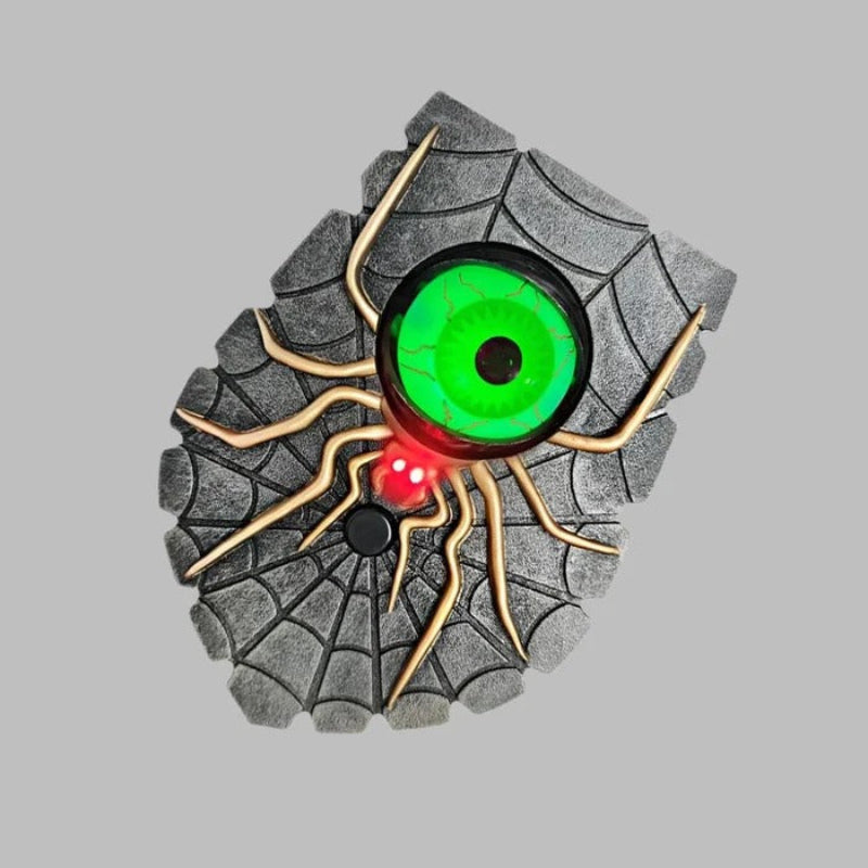 Spooky Spider Doorbell: Wireless Halloween Decor