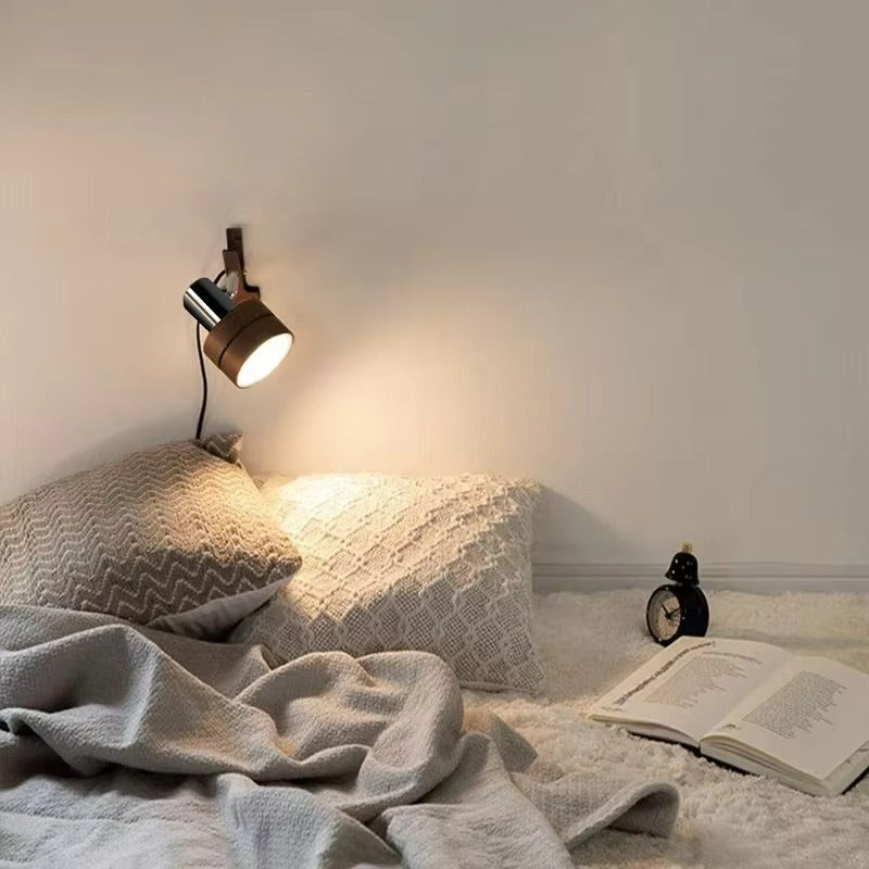 Versatile Clip-On Lamp with Adjustable Arm and E27 Bulb
