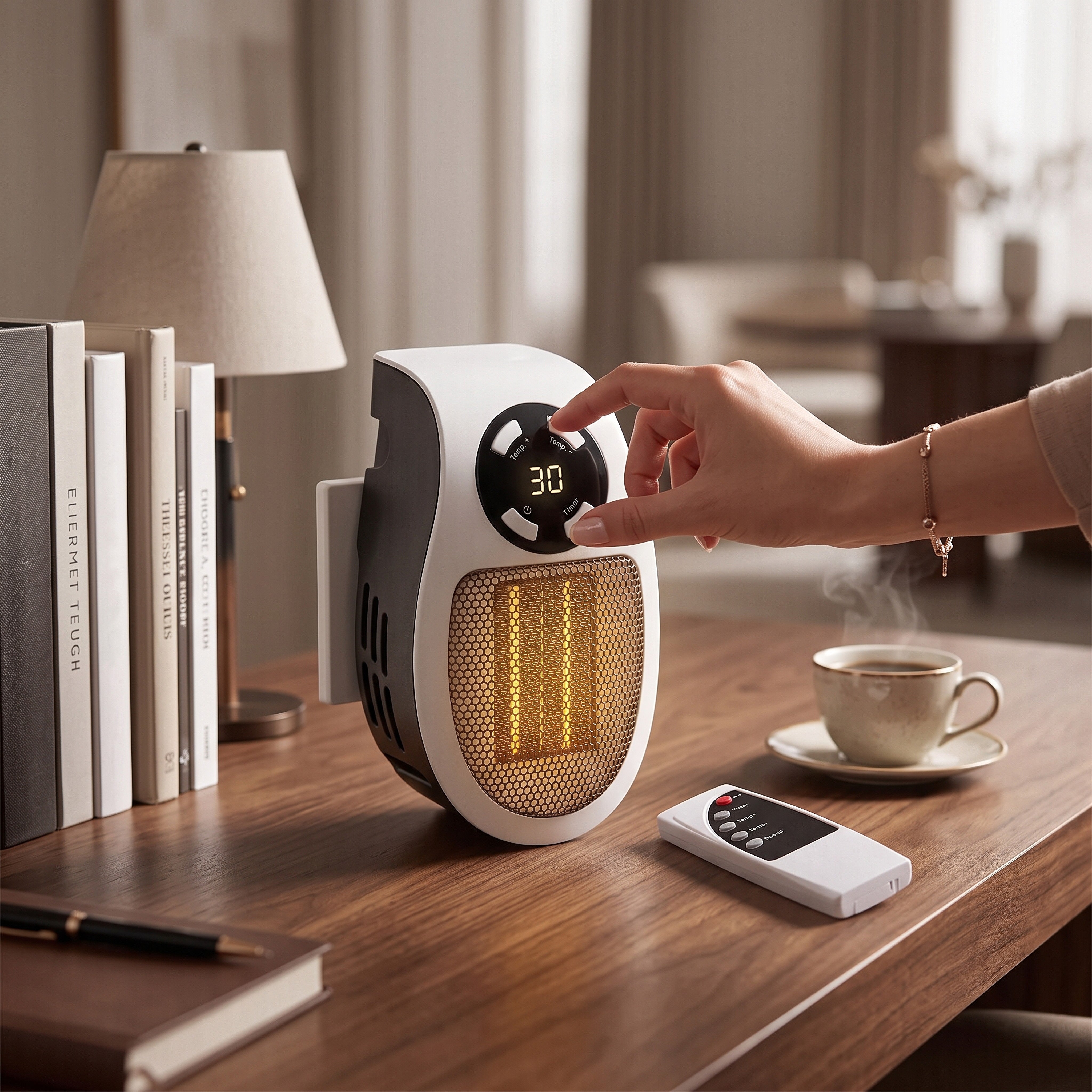 CozyNest Electric Space Heater – Safe & Portable Indoor Heating