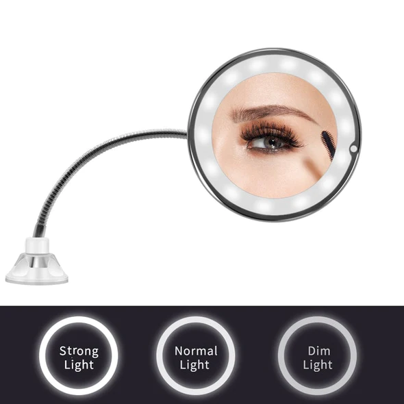 Ultra Clear 10X Magnifying LED Vanity Mirror