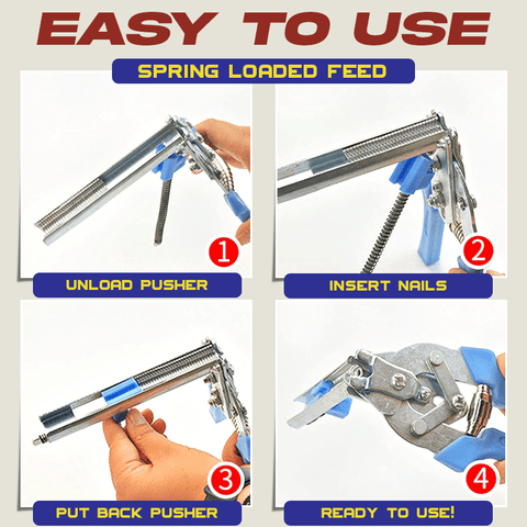 Heavy-Duty Wire Clamp Pliers for Fast Cage Assembly