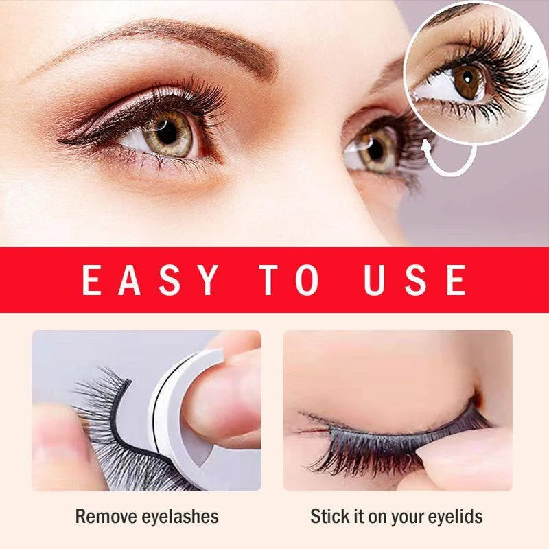 Effortless All-Day Wear Adhesive Eyelashes