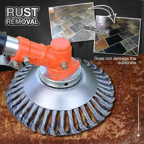 Premium Steel Brush Trimmer for Effortless Yard Care