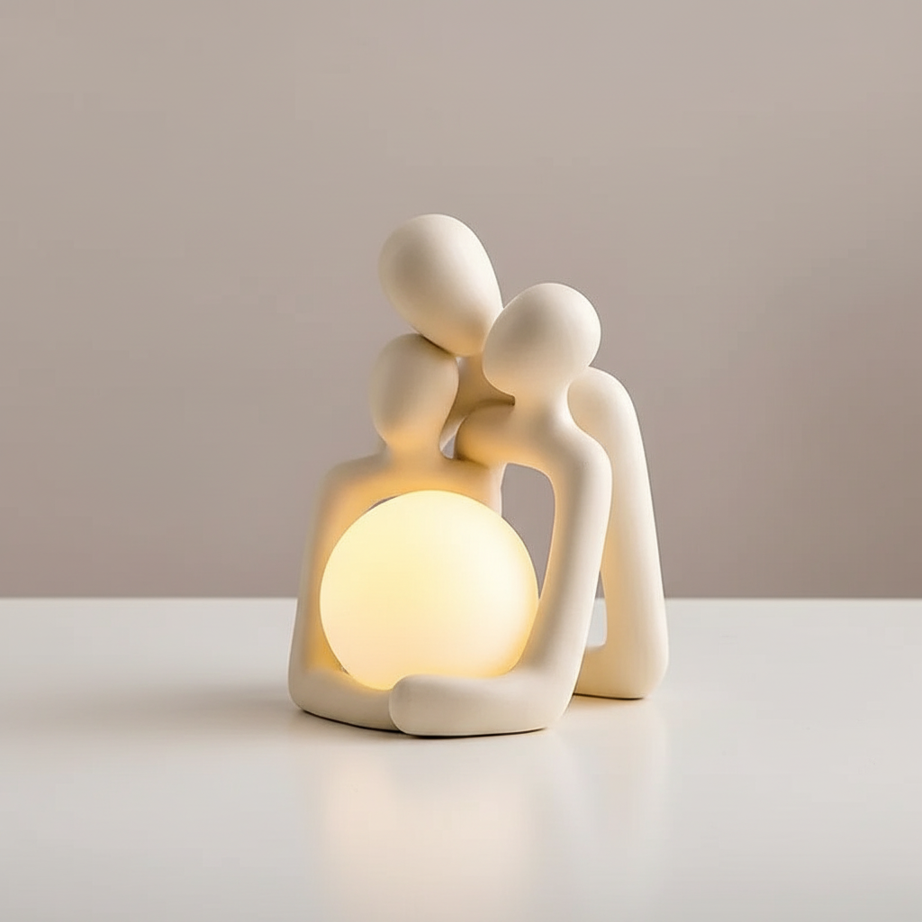Sculptural Ceramic Table Lamp