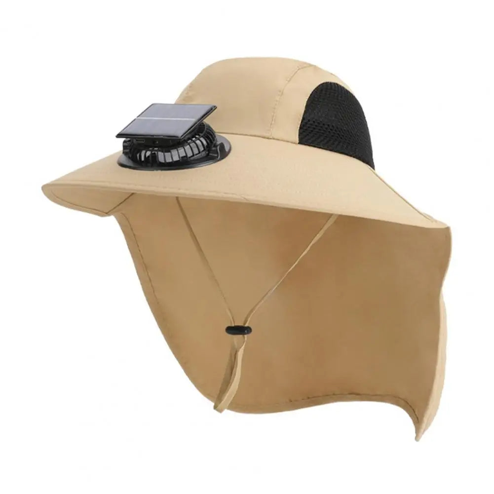 Sun Breeze Hat with Integrated Fans for Ultimate Comfort