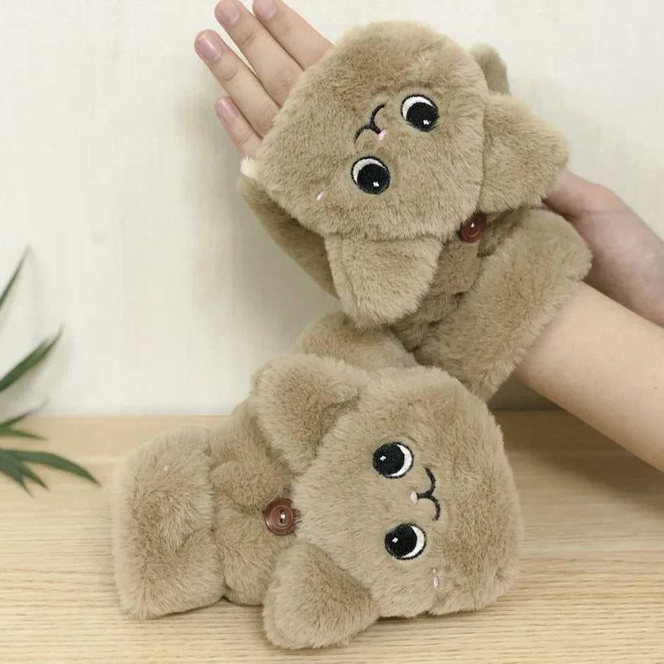 Cozy Critter Fingerless Hand Warmers