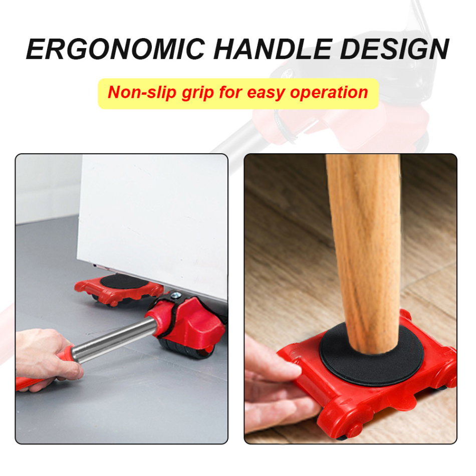 Effortless Furniture Movers and Lifters Kit