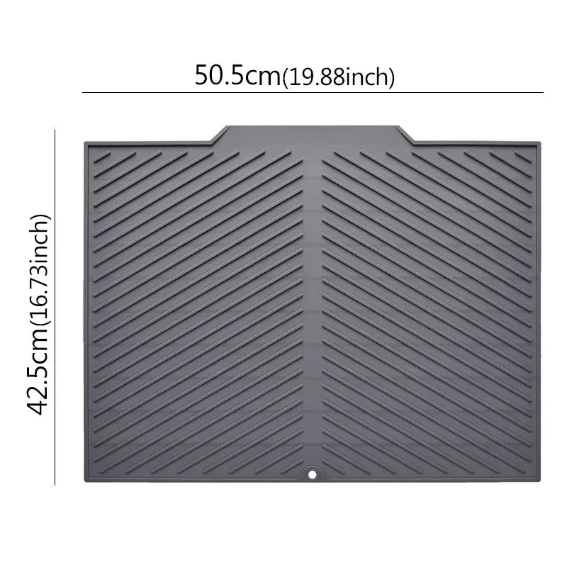 Premium Silicone Draining Mat for Effortless Drying