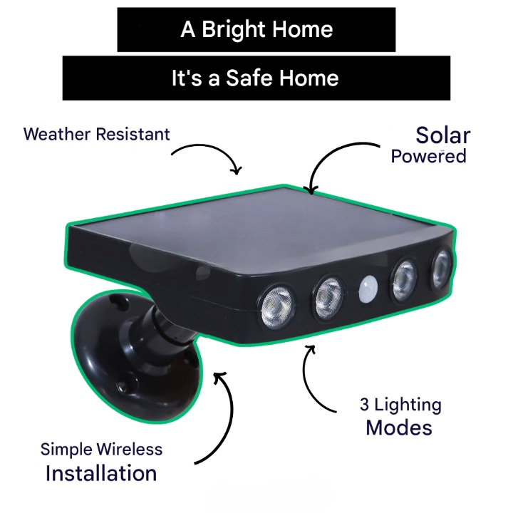 Motion Sensor Solar Garden Light