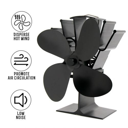 EcoHeat Blower - Enhance Your Fireplace Efficiency Naturally
