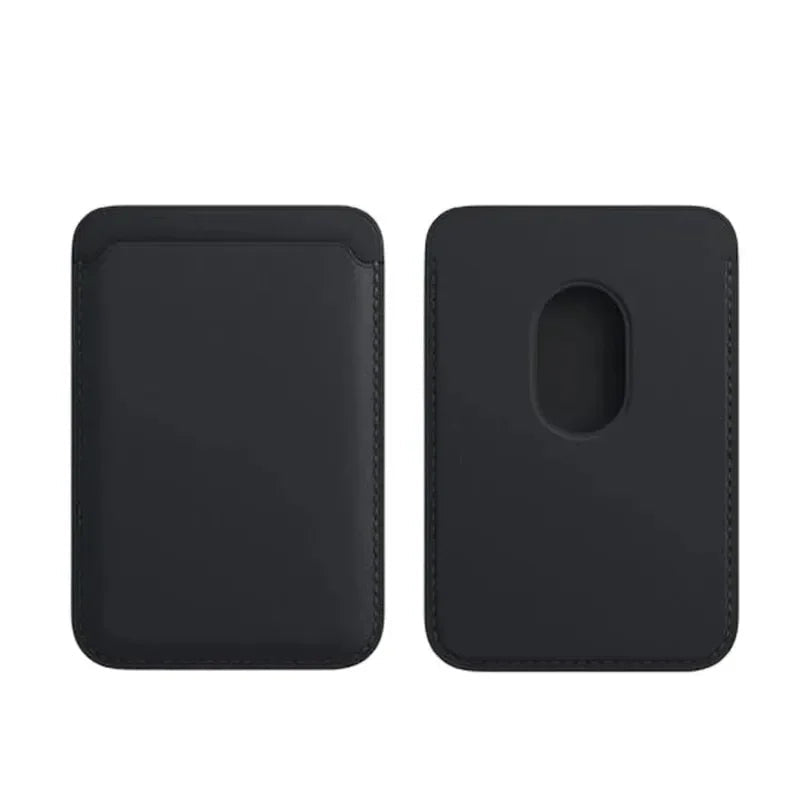 Secure Leather Card Holder Wallet for iPhone Models